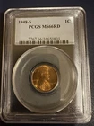 1948-S LINCOLN 1C MS66 RD