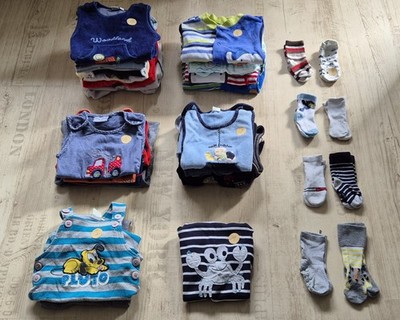 28 Teile Babykleidung Sachen Kinder Strampler Klamotten Paket Gr 62 Gr 68 Nicki