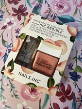Nails Inc. Peachy and Perky Inc.Redible Peach Extract Nail and Lip Kit