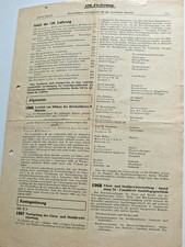 antyczny Gesetzblatt 1940-42 Zarządzenia ekonomiczne dla działalności ambulatoryjnej