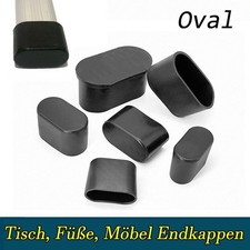 PVC-Gummi Schutzkappen Oval Abdeckung Stuhl, ...
