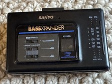 Vintage Sanyo MGR79 Stereo AM/FM Radio Cassette Player BassXpander