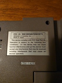 Nintendo NES Entertainment Sistem Juego de Acci&oacute;n Consola Completa Funcionando