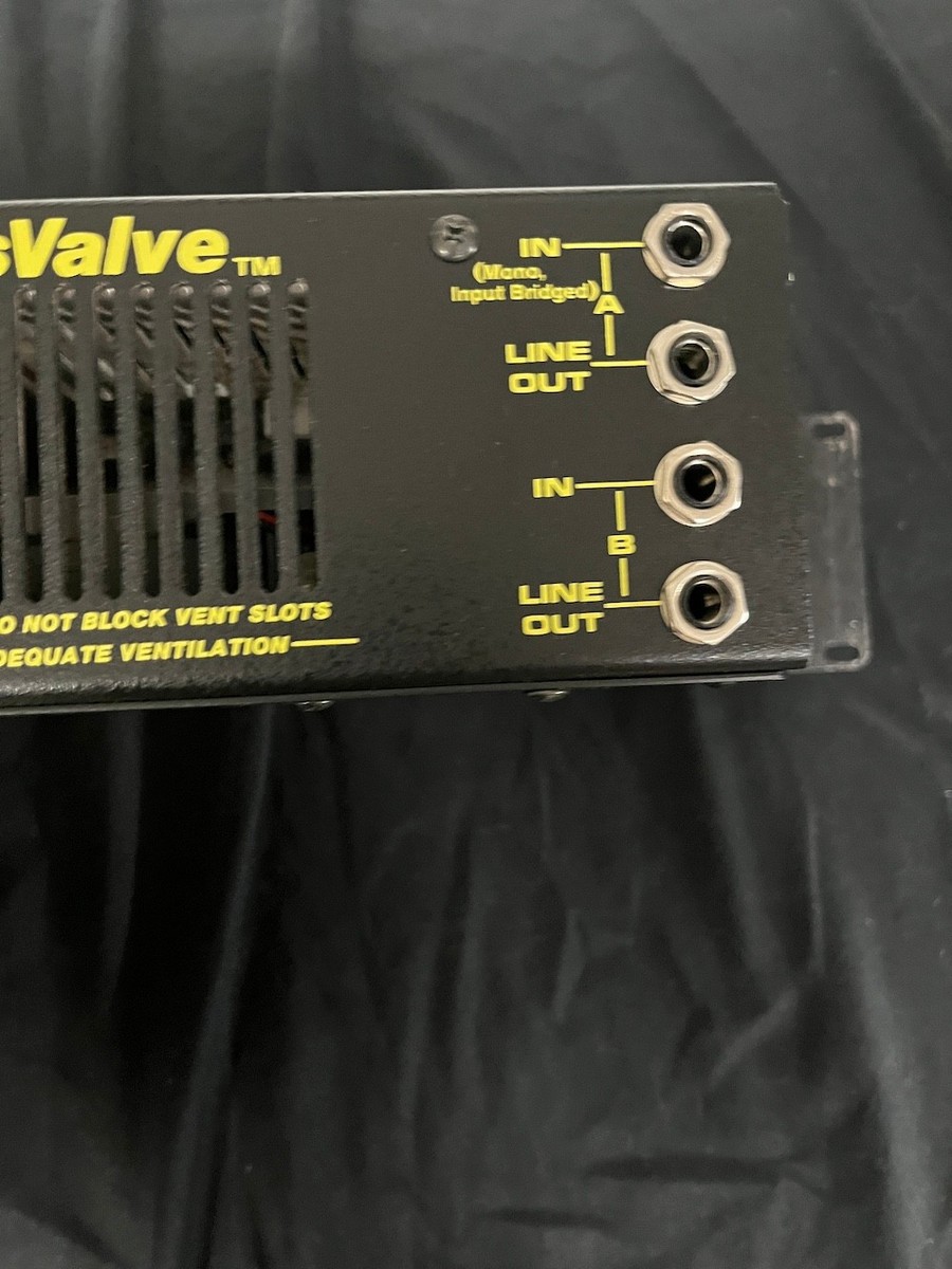 Tube Works Mosvalve MV-962 Guitar Rack Mount Stereo Power Amp by