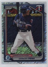 2024 Bowman Chrome Prospects Shimmer Refractor Dameury Pena #BCP-167 10qd