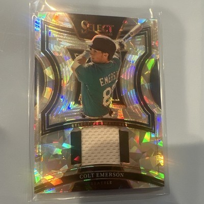 Panini 2025 Select Colt Emerson Mariners Selective Swatches Prizm Mem SS-CE