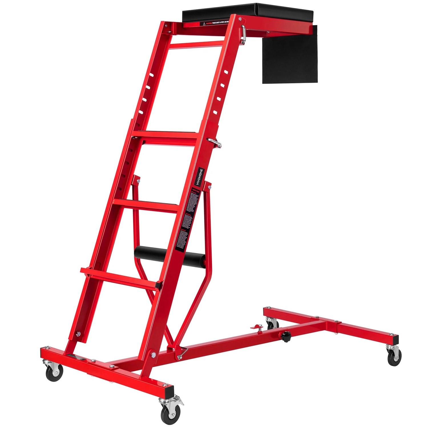 Foldable Topside Engine Creeper 400lbs, 11-Level Height Adjustment 51