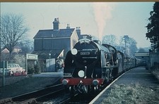 Colour Rail 35mm SLIDE,  BRS20,  SR 4-6-0  837 as 30837. At ALVESFORD, 1966