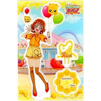 Ran Hanamitsu & Mem-Men Acryl Ständer Delicious Party Precure Lawson Japan T638
