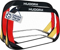 Hudora Pop Up-FußBalltor 2Er Set - Faltbare FußBalltore FüR Kinder & Erwachsene