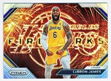 2023-24 Prizm LeBron James Fireworks Prizms Silver #3