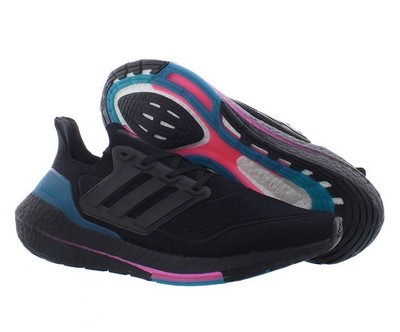 Adidas Ultraboost 21 Mens Shoes Size 7, Color: Black/Carbon/Active Teal