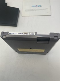 Baseball Simulator 1000 (Nintendo NES 1989) CIB Complete In Box