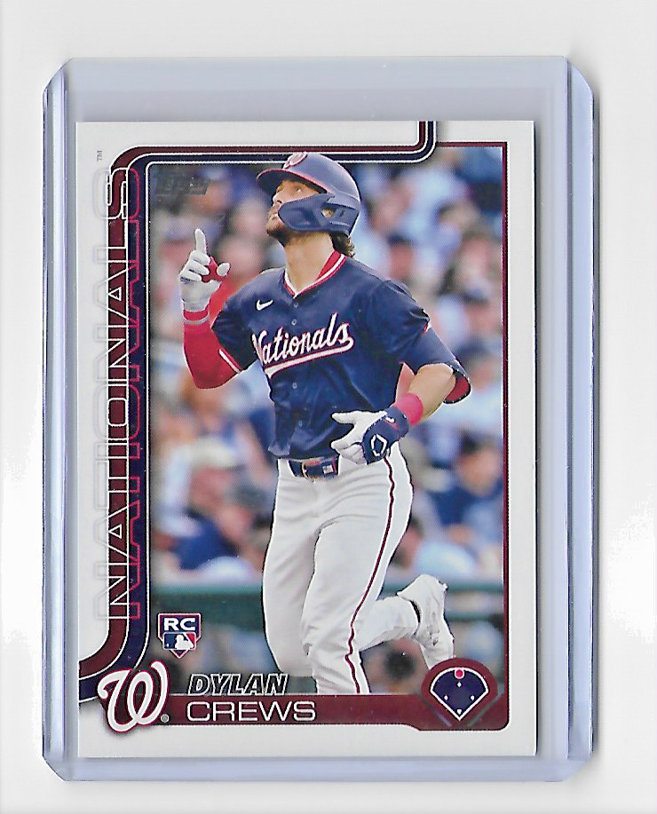 2025 TOPPS SERIES ONE DYLAN CREWS (RC) - CARD #74 - NATIONALS - FREE SHIPPING