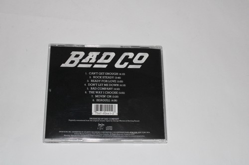 Bad Company - Swan Song – 92441-2 - Reissue - Remastered - 1994 Compact Disc CD - Picture 3 of 3