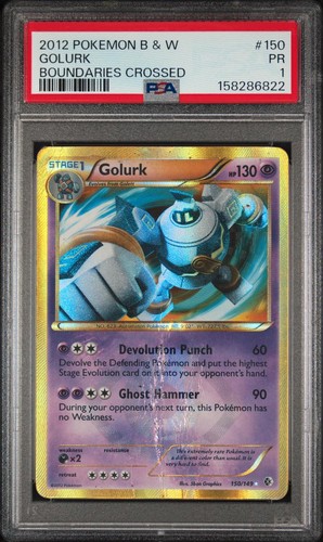 Golurk graded PSA 1 for sale on eBay