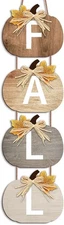 Vicenpal Fall Signs Thanksgiving Porch Decor Rustic Wooden Classic Color 