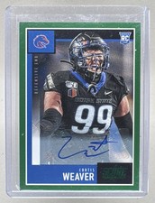Curtis Weaver 2020 Panini Score #339 Green Signatures Rookie RC Auto