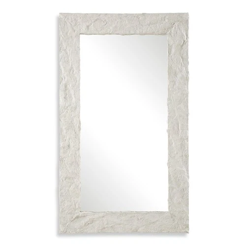 Uttermost 08187 Quarry 28" W x 48" H Rectangular Framed Bathroom - Off White - Picture 1 of 6