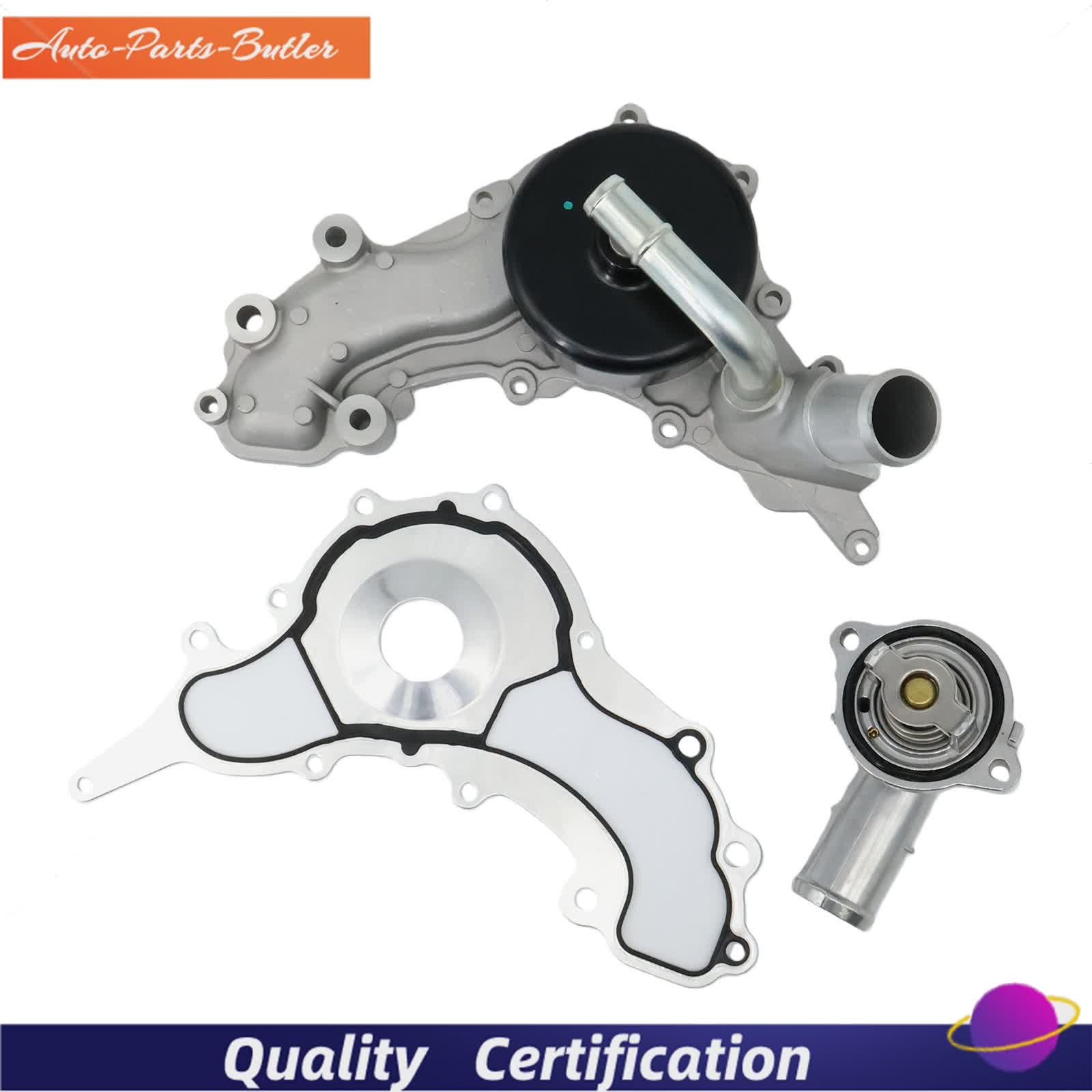 For 2017-2022 Maserati Levante 3.0 V6 Engine Cooling Water Pump w/Thermostat Kit