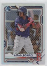 2021 Bowman Draft Chrome Refractor Brainer Bonaci #BDC-54 0o6v