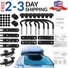 4 Pcs Roof Box U-Bolt Clamps, Upgraded Rooftop Cargo Carrier Rack Bolts, Car ...