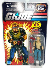 2007 Hasbro GI JOE 25th Anniversary BUZZER 3.75  Action Figure MOC Dreadnok ARAH