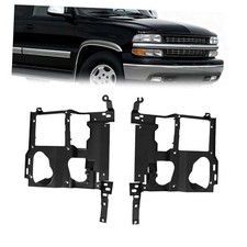 Pair Headlight Bracket Compatible with 1999-2007 Chevy Chevrolet/Silverado GMC