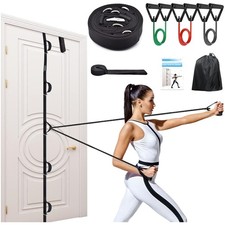 Door Anchor Strap for Resistance Bands Exercises, Multi Point Anchor Gym Atta...