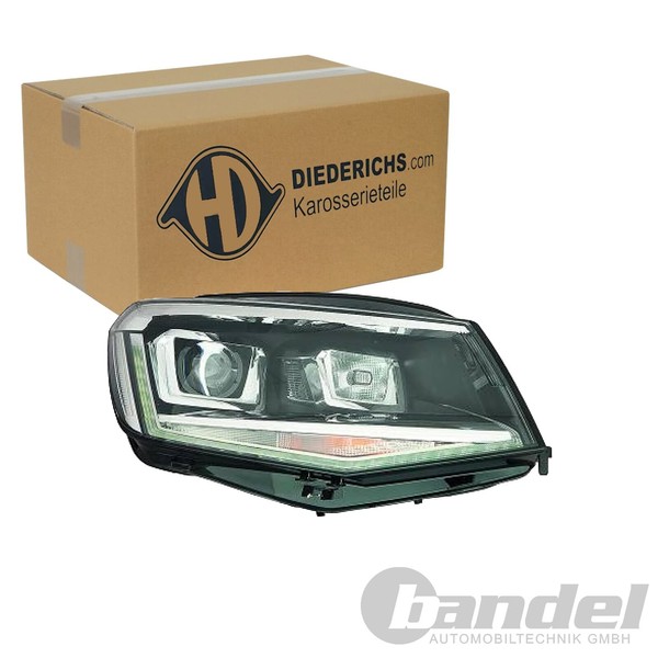 Diederichs BI-XENON LED Scheinwerfer Mit LWR LED-TFL Links Passend FüR VW Caddy-image