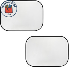 Foldable Car Windshield Sun Shade, UV Heat Blocker for All Vehicles 2-Pack