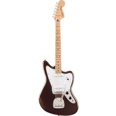 Squier Affinity Series Jaguar, Maple Fingerboard, White Pickguard, Mystic