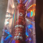 Handmade Red Decorative Bead Ballpoint Pen, Plastic, Black Ink — photo 5
