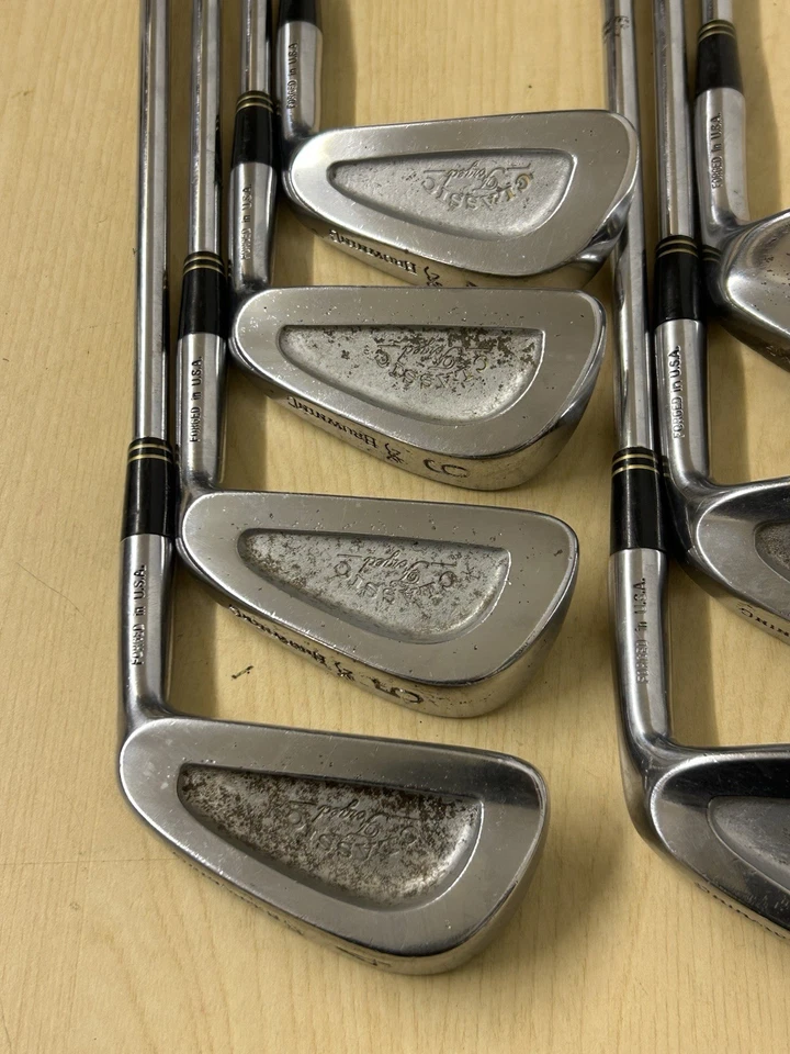 Vintage Browning Classic Forged Iron Set 4-9 Irons + SW / Right Handed USA - Image 3 of 4