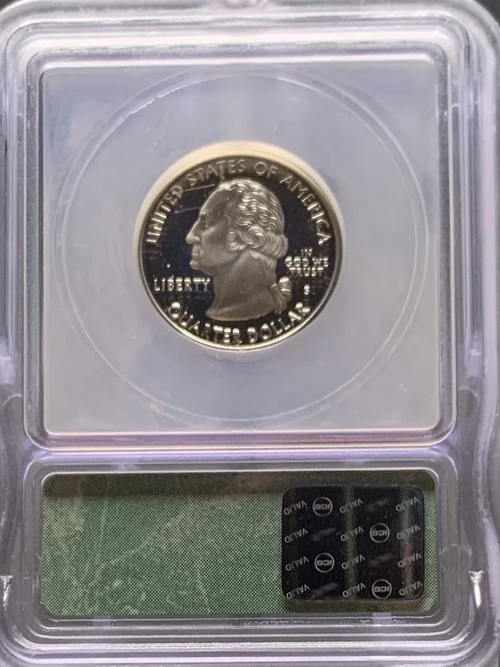 1999-S Georgia 90% Silver Proof State Quarter ICG PR70 DCAM Free Shipping - Image 4 of 4