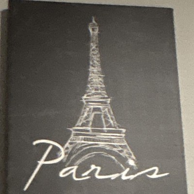 Paris Eiffel Tower Black & White Framed Vertical Print, Ready To Hang
