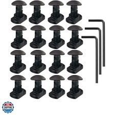 16 Pack M4 T-Nut Metric Camming Screw Replacement Sets Compatible with Standa...