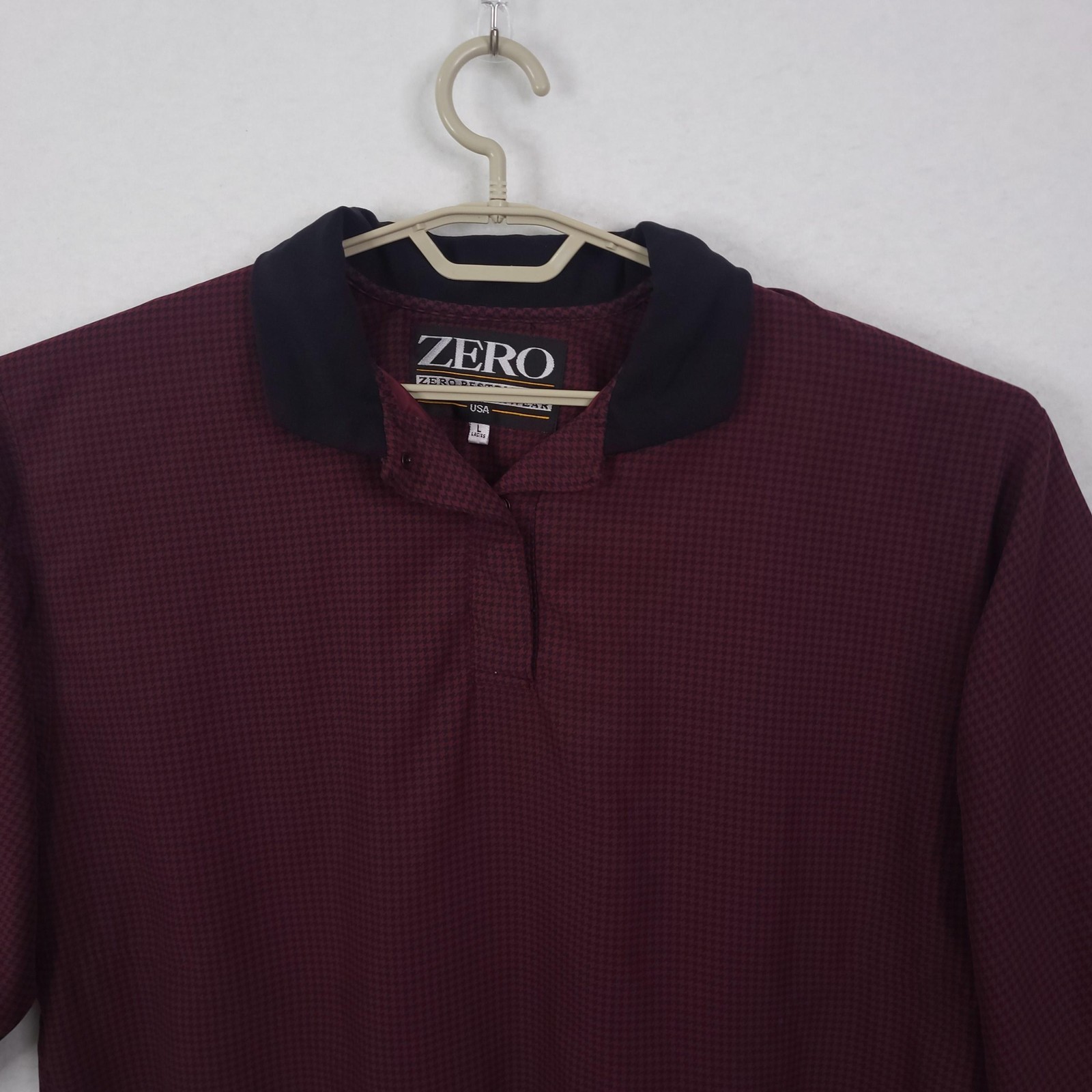 Zero Restriction Jacket Men Large Red Houndstooth… - image 5