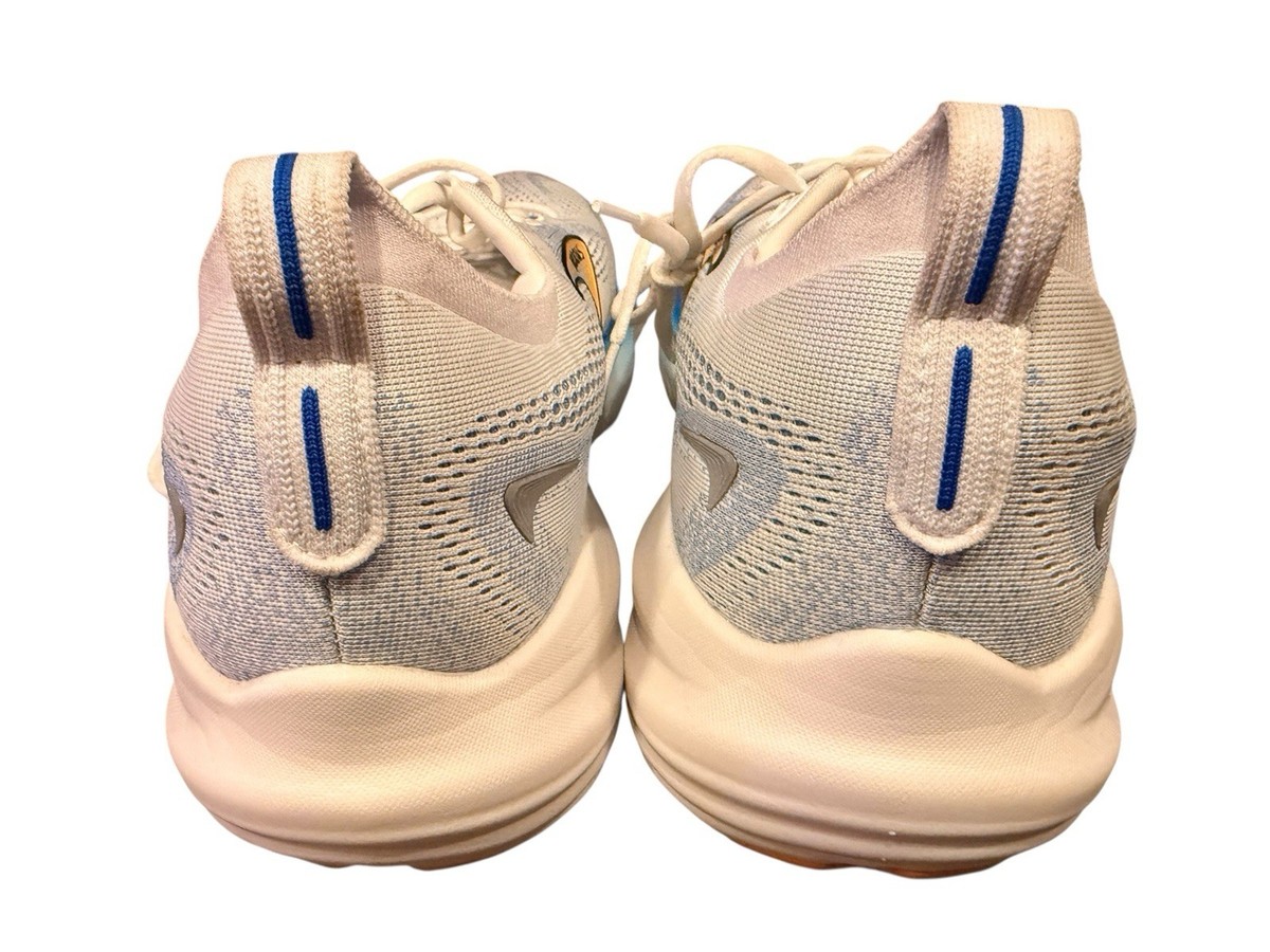 Size 11.5 - Brooks Glycerin 22 White Cobalt Orange Brooks Glycerin 22 White - Orange - Green Blue Slate – Fit2Run main image 3