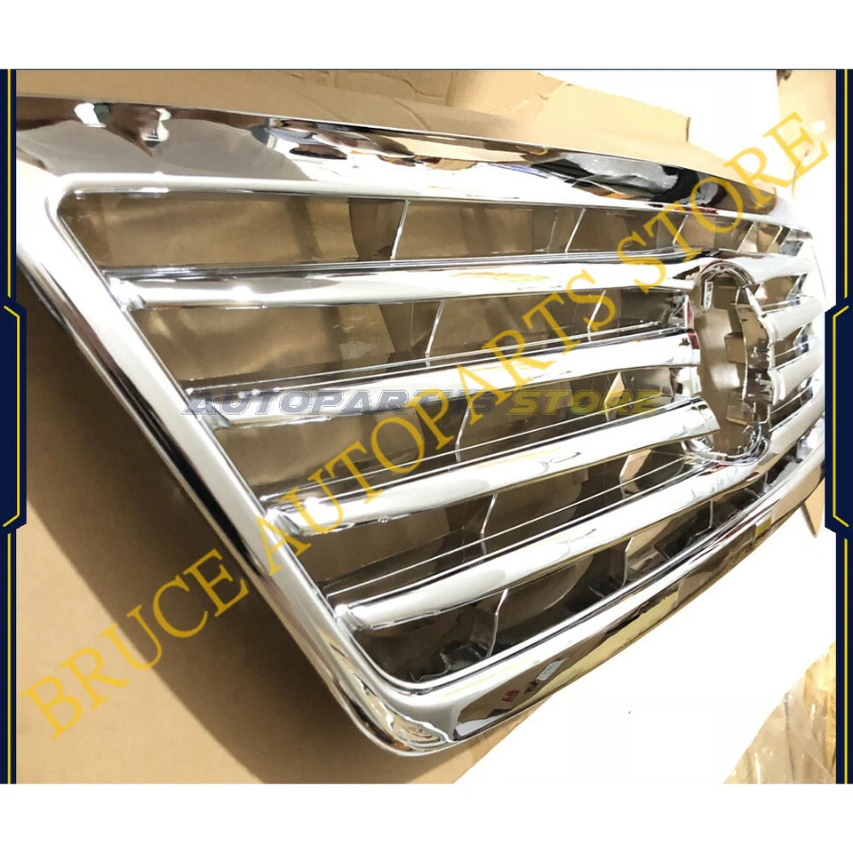 Parrilla de parachoques delantero cromo ABS p repuesto para Lexus LX470 2003-2007 Foto 4 de 4