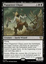 x1 Puppeteer Clique R MTG Commander: Wilds of Eldraine M/NM, English