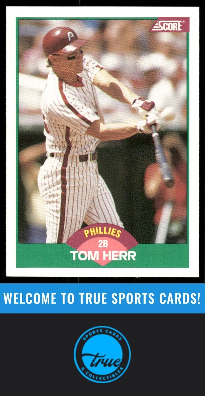 1989 Score Rookie & Traded #9T Tom Herr
