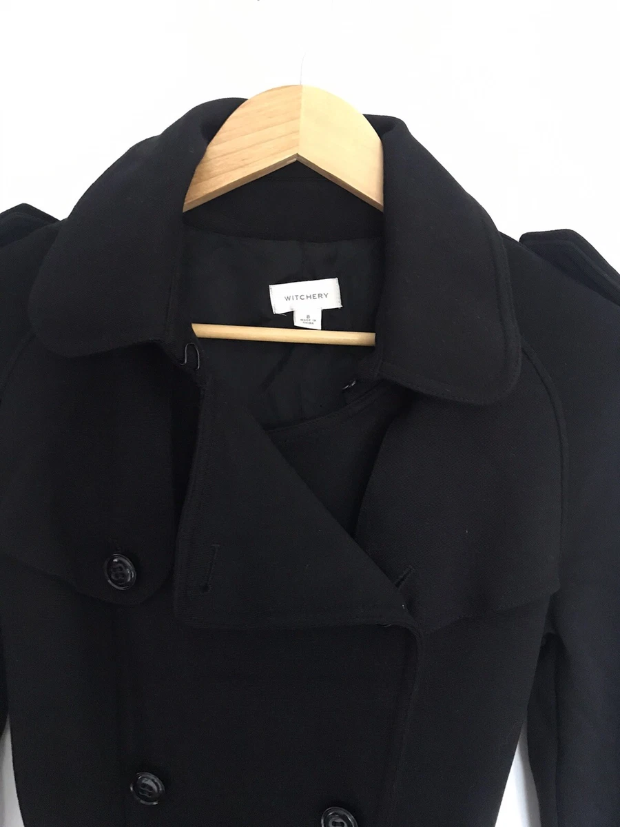 Witchery black coat clearance