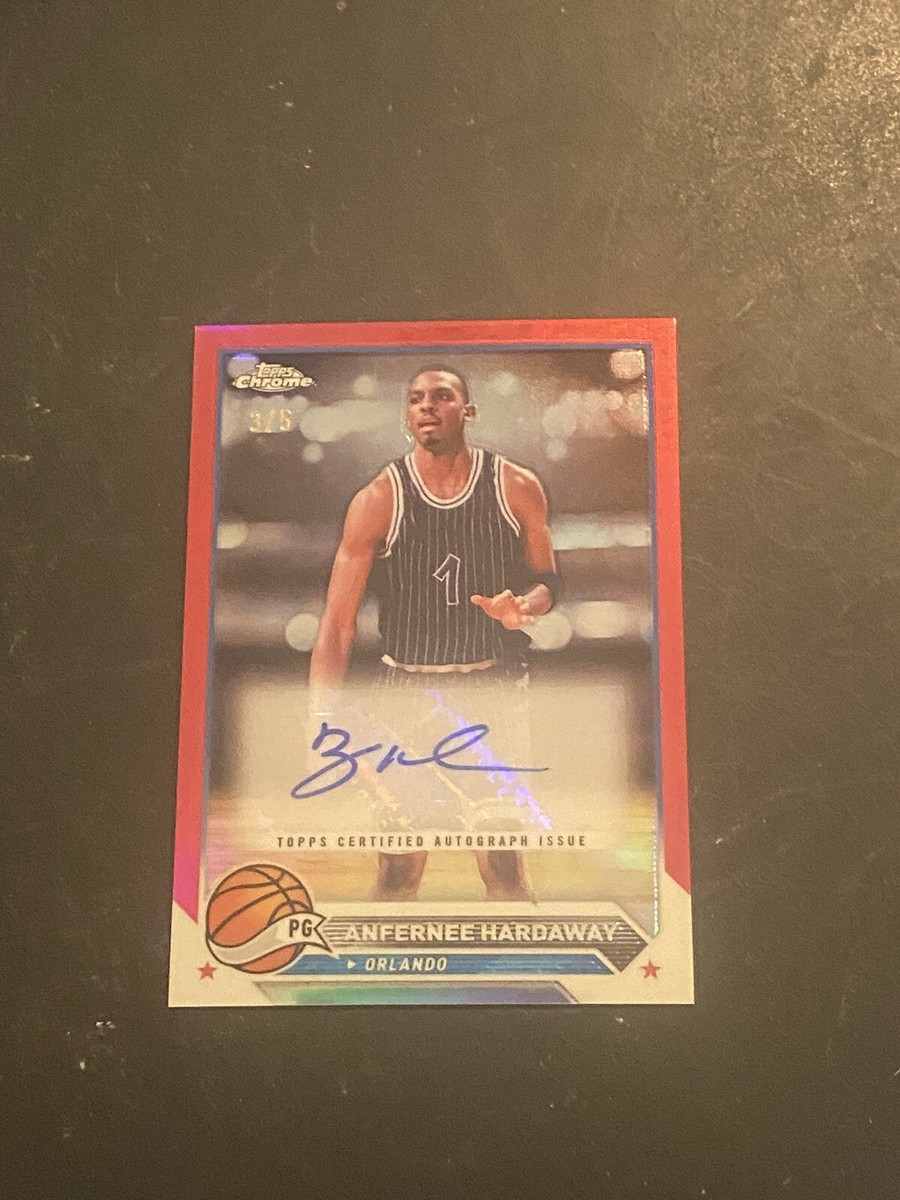 Anfernee Penny Hardaway 2024 Topps Chrome Red Refractor Auto