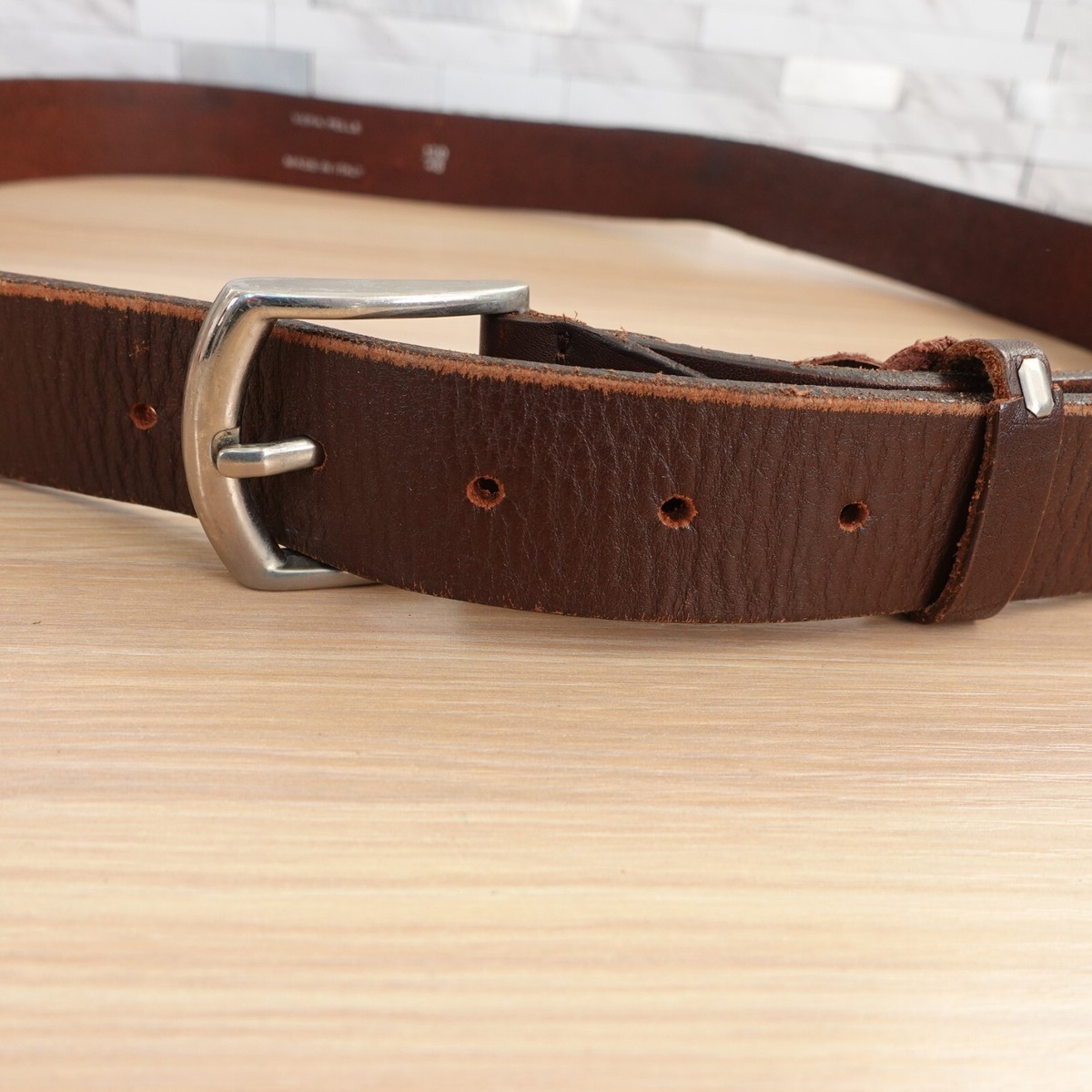 dark brown mens dress belt Men's Dress Belt