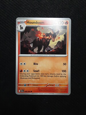 Houndoom - 008/064 - Common - Verhüllte Fabel - 2024 - Pokémon Karte - NM