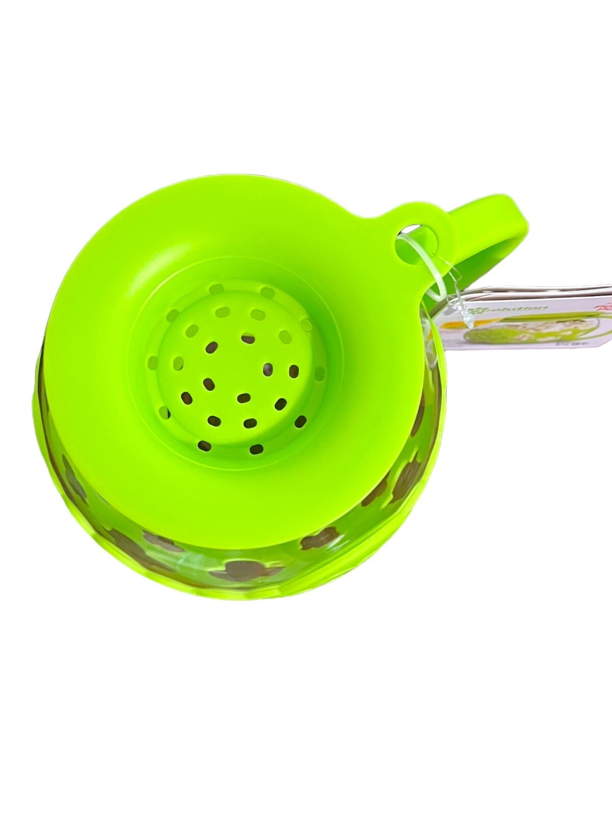 NIB Ecolution Microwave Micro-Pop Popcorn Popper Lime Green 3-in-1 Lid 1.5 Qt