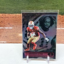 2021 Illusions Football Brandon Aiyuk Green Parallel #19 San Francisco 49ers