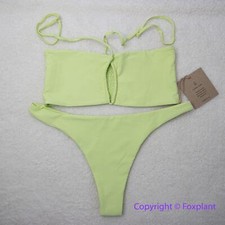 New set Stone Fox swim x free people meadow enki bikini, size L