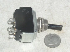 1 DPST ON-OFF 15A 3/4HP PANEL MOUNT FULL SIZE TOGGLE POWER SWITCH 2 POLE USA